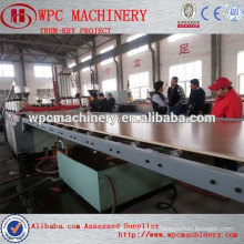 produce wpc door floor construction panel wpc pvc semi-skinning foam plate machine